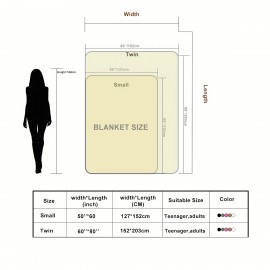 1pc フリースフランネルスローブランケットスーパーソフト快適で居心地の良い高級無地ベッドブランケットソファポータブルトラベルブランケットカバーブランケット