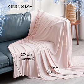 1枚 ダブルクーリングブランケット、ソフトアークチルQ-マックス>0.5、暖かい夜に体温を吸収して涼しく保つ、暑い寝心地のための薄手夏用スロー、通気性軽量ポータブル滑らかな耐久性シングルレイヤー 家庭・オフィス・旅行・車用