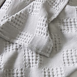 豪華な100%純ワッフル織りタオルブランケット - 柔らかく快適で通気性があり、ベッド、ソファ、または枕に最適 - 機械洗い可能、オールシーズン使用、ミックスカラー、ふわふわのテクスチャ、ホームデコレーション、ソファスロウ、またはコジーな昼寝に最適 - ワッフル織りタオル、多機能ベッドシーツ | コジーなベッドシーツ | ワッフル織りテクスチャ