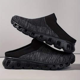 男性向けのおしゃれな編み上げ通気性のあるクロッグスリッパ。屋内外のアクティビティに最適で、滑りにくくて耐久性があり、柔らかいソールが快適です。