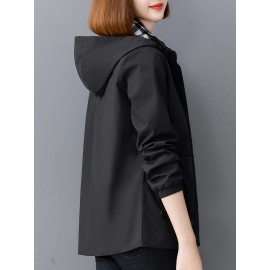 春秋用 reversible  ジャケット、ゆったりシルエット、若々しい