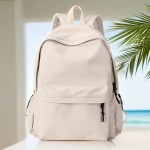 大学旅行用軽量ナイロン製スクールバックパック - 多機能コンパートメント＆クッション付きストラップ、男女兼用ミニマリストデザイン（高校、中学校、仕事用）耐久性のあるノートPCブックバッグ