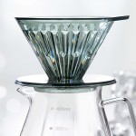 プレミアムプラスチック製コーヒーフィルターカップ - 家庭、オフィス＆コーヒーショップに最適、コーヒーアクセサリー、コーヒーを飲む