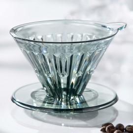 プレミアムプラスチック製コーヒーフィルターカップ - 家庭、オフィス＆コーヒーショップに最適、コーヒーアクセサリー、コーヒーを飲む