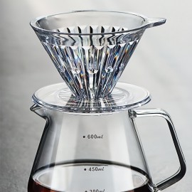 プレミアムプラスチック製コーヒーフィルターカップ - 家庭、オフィス＆コーヒーショップに最適、コーヒーアクセサリー、コーヒーを飲む