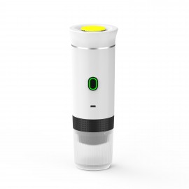 ポータブル自動イタリアエスプレッソキャプスルコーヒーメーカー - USB充電式、72時間のバッテリー寿命、旅行、家庭、車での使用に適したコンパクトなデザイン、コーヒーメーカーアクセサリー
