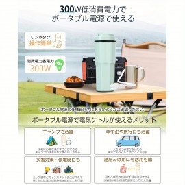 電気ケトル ポータブル トラベルケトル 小型 400ML 100V 300W 低消費電力 持ち運びケトル 湯沸かしケトル 一人暮らし 電気ポット トラベル 湯沸かし器 水筒 急速沸かし 空焚き防止 漏れない お湯ポット ステンレス 二重構造 コーヒー 紅茶に使用 旅行 車中泊 オフィス 出張 ギフト 日本語説明書付き PSE認証済み