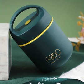 多機能＆耐久性304ステンレス製ランチボックス - 漏れ防止フリップトップ | 食べ物を温かくまたは冷たく保ち、オフィス＆旅行に最適