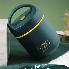 多機能＆耐久性304ステンレス製ランチボックス - 漏れ防止フリップトップ | 食べ物を温かくまたは冷たく保ち、オフィス＆旅行に最適