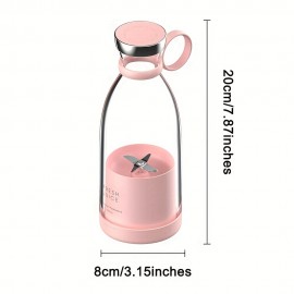 350ml ポータブル電動ワイヤレスミニフルーツブレンダージューサー - 持ち運びに最適！
