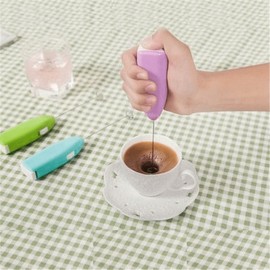 電動ハンドヘルド家庭用キッチン卵ビーターミニステンレス鋼卵コーヒーミルクティーミキサー