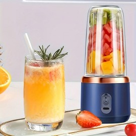 充電式ポータブルジューサーカップ - コンパクトで多機能 - 持ち運びに便利なカスタマイズ可能なデザイン - 家庭や旅行に最適
