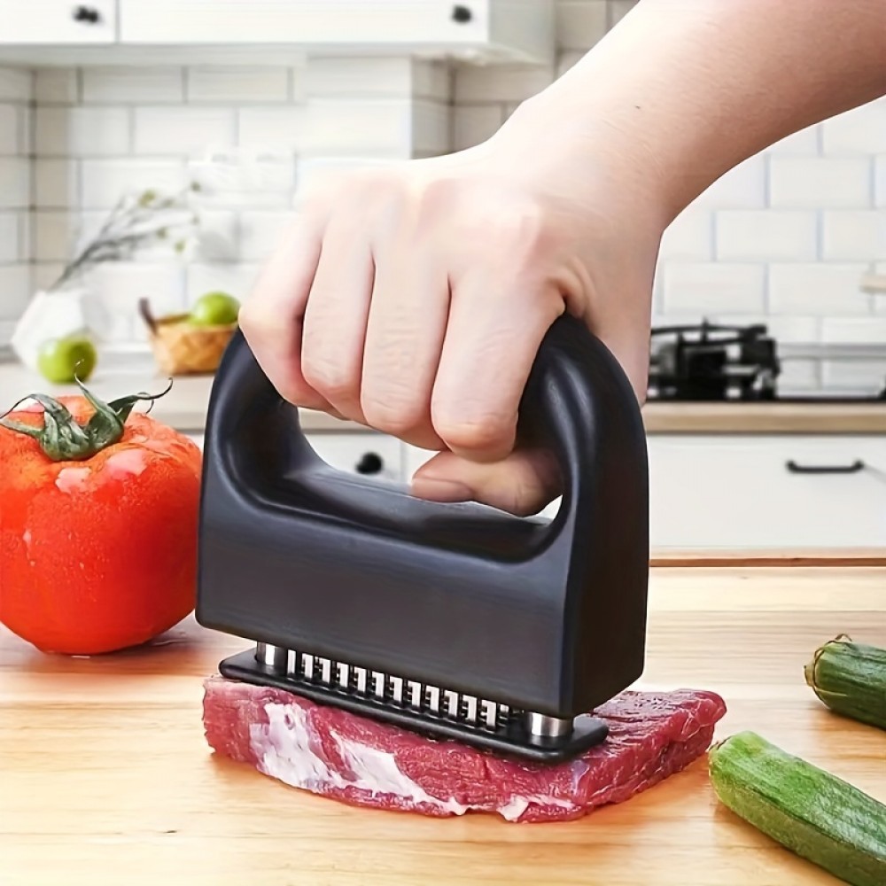 ステンレス製48針肉柔らか機 - 完璧な柔らか肉のための必須キッチンガジェット、肉柔らか機