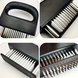 ステンレス製48針肉柔らか機 - 完璧な柔らか肉のための必須キッチンガジェット、肉柔らか機