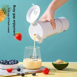 ポータブルブレンダーと柑橘類ジューサー、0.5-1L容量、取り外し可能な食品グレードABSカップ、1500mAh充電式リチウム電池、USB充電、タッチコントロール、お手入れ簡単、スムージー、シェイク、氷砕きに