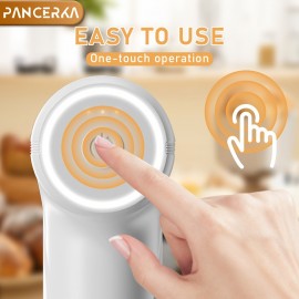 PANCERKA USB充電式ワイヤレスハンドヘルド電動エッグビーター、多機能泡立て器ミキサー、コンパクトで使いやすく省スペース、コーヒー、カプチーノ、クリーム、ベーキング、キッチン用