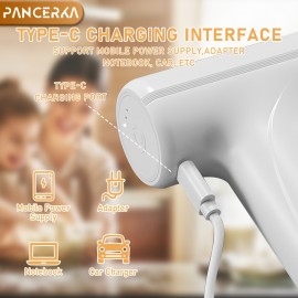 PANCERKA USB充電式ワイヤレスハンドヘルド電動エッグビーター、多機能泡立て器ミキサー、コンパクトで使いやすく省スペース、コーヒー、カプチーノ、クリーム、ベーキング、キッチン用