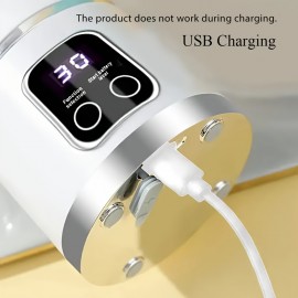 ポータブルUSB充電式ブレンダー＆ジューサー - お手入れ簡単、フルーツ＆野菜ドリンク、ミルクシェイクに最適 - 容量10.14ozから16.91oz