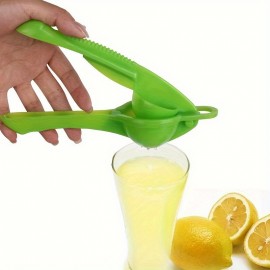 1個 簡単ジューシング用シトラススクイーザー - レモン、オレンジ、グレープ用手動ハンドプレス - 滑り止めハンドル付き多機能キッチンガジェット